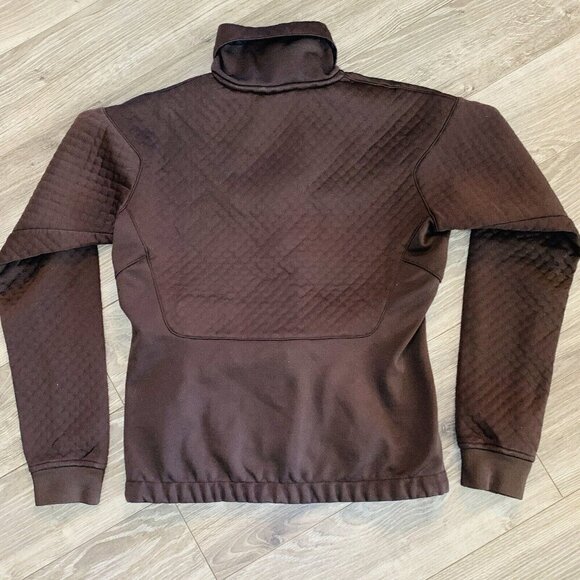 Nike Sphere Thermal Jacket Women's Size S brown Waffle Weave Running Outdoors - Picture 9 of 12